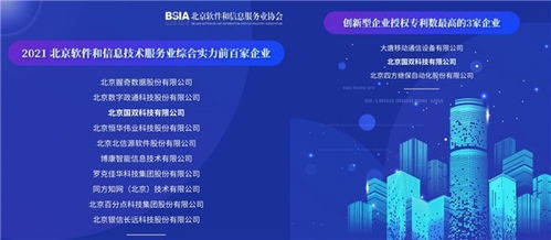 新年捷报,双榜题名 国双荣登2021北京软件和信息服务业年度榜单